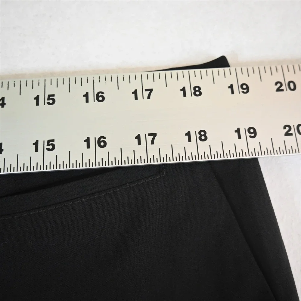 Banana‎ Republic 16 Black Stretch Wool Martin Flare Dress Womens Pants
